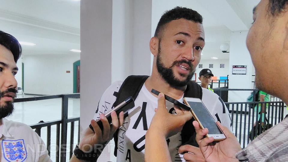Penyerang asal Brasil milik Barito Putera, Marcel Sacramento.